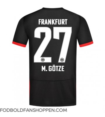 Eintracht Frankfurt Mario Gotze #27 Udebanetrøje 2024-25 Kortærmet